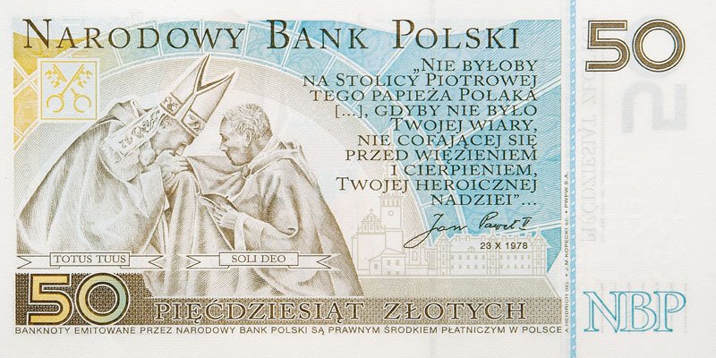 50 zł Jan Paweł II - 2006 rok