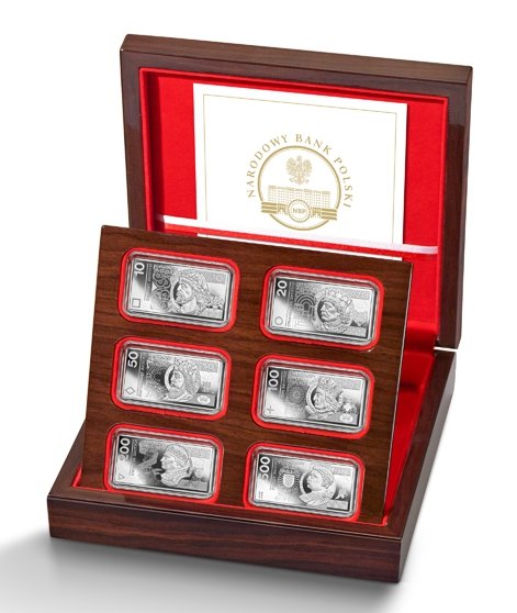 Zestaw Polskie banknoty obiegowe 2022