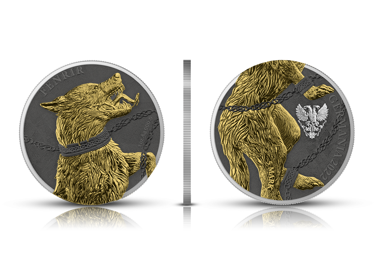 2x 1 oz - Germania Beasts – FENRIR GEMINUS 2022