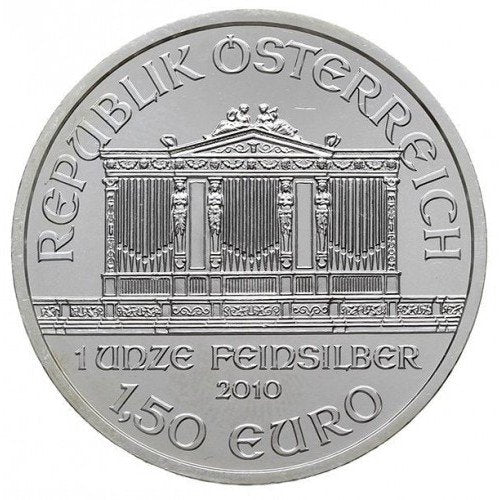 1 oz Ag - Filharmonik Wiedeński - 2010 rok