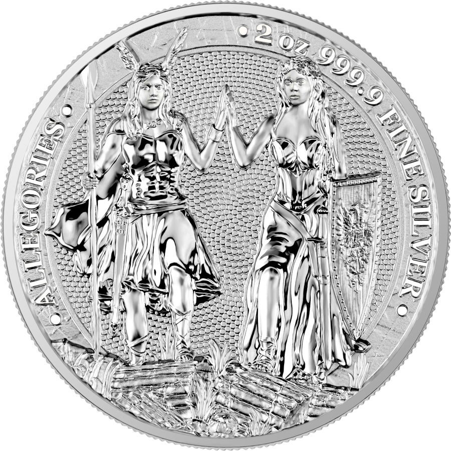 2 oz Ag - ALLEGORIES Galia & Germania - 2023