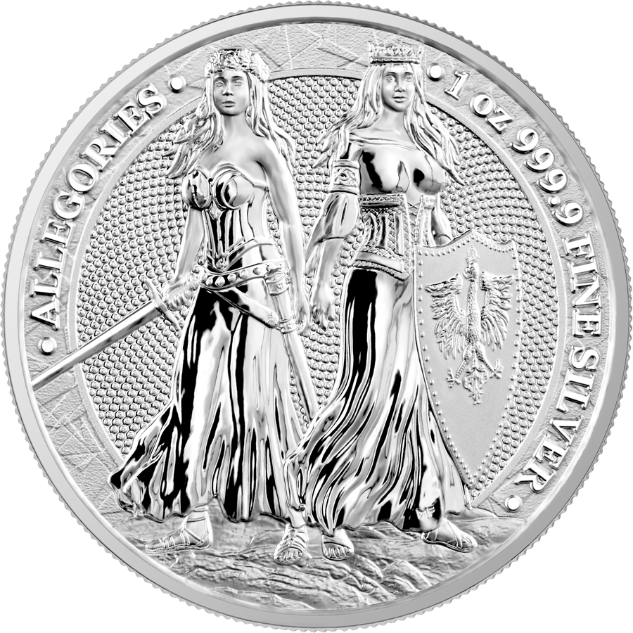 1 oz Allegories Polonia & Germania 2022