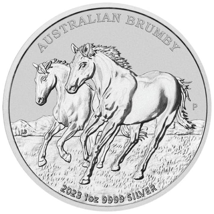 1 oz Ag - Australia 1$ Brumby 2023 - uncja srebra